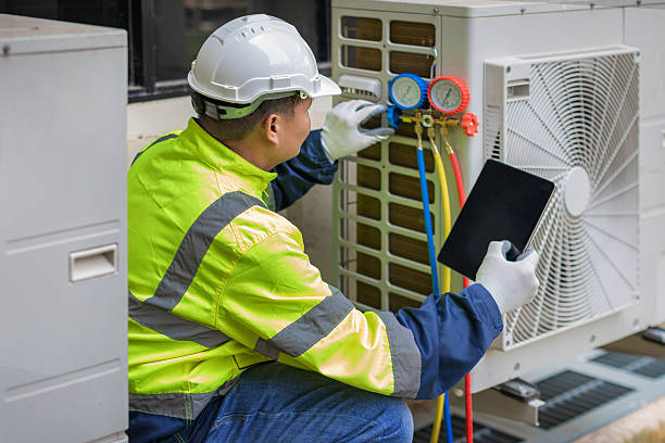 Professional Hvac technician working in East Providence, RI